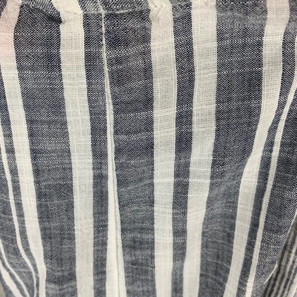 MADEWELL Blue And White Striped Top Size 2 - Picture 5 of 8